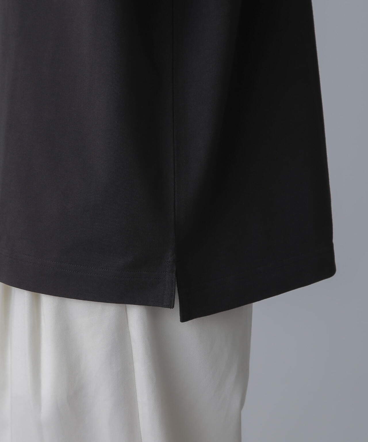 HALF ZIP ワイドシルエット Tシャツ 半袖 6724124225