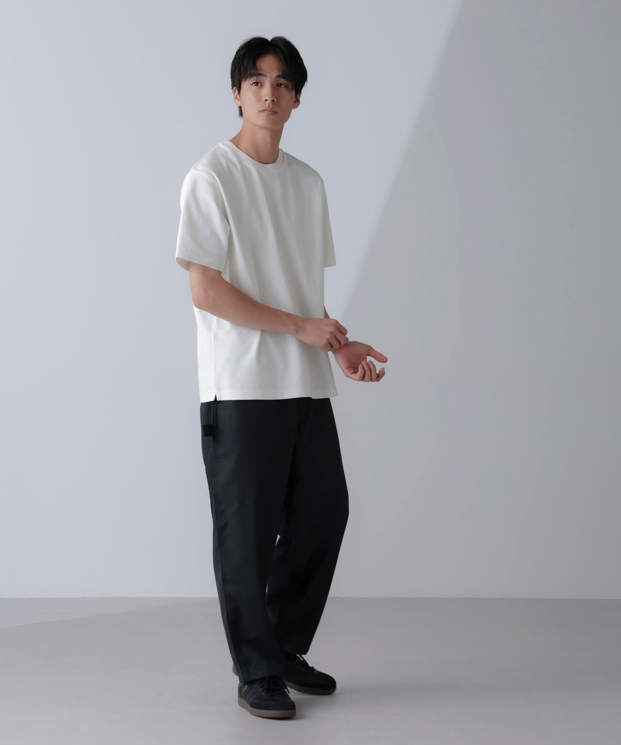 ダブルスムースクルーネックTシャツ 半袖 6724124231