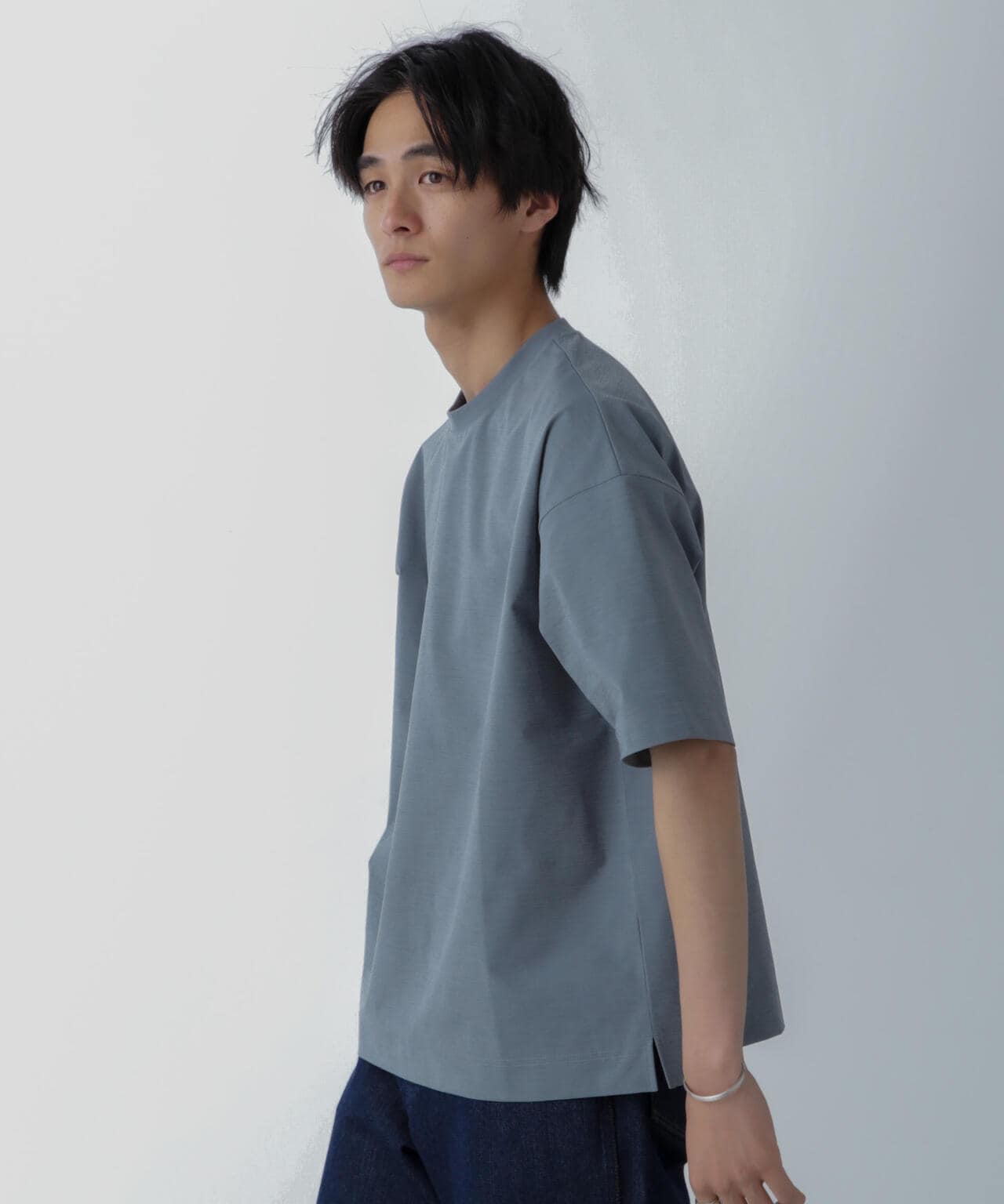 ドライジャージー ワイドTシャツ 半袖(セットアップ可) 6724124234