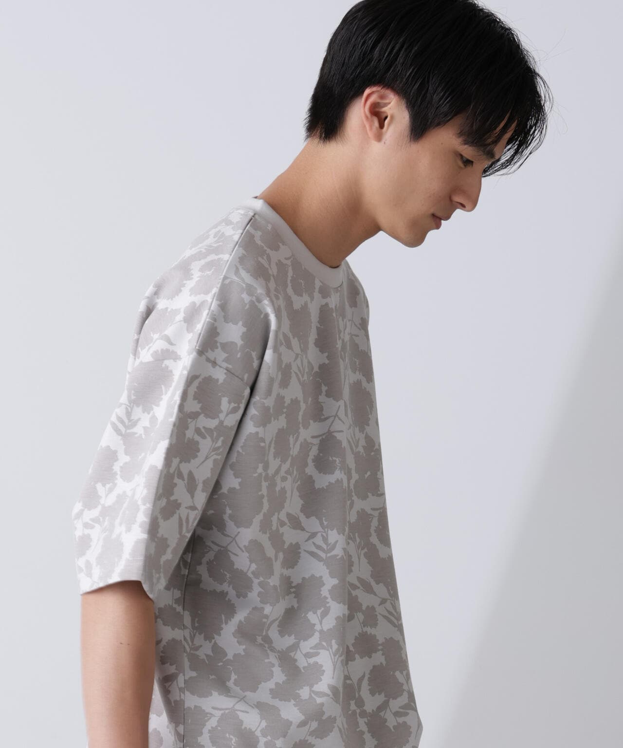 総柄ダンボールワイドTシャツ 半袖 6724124239