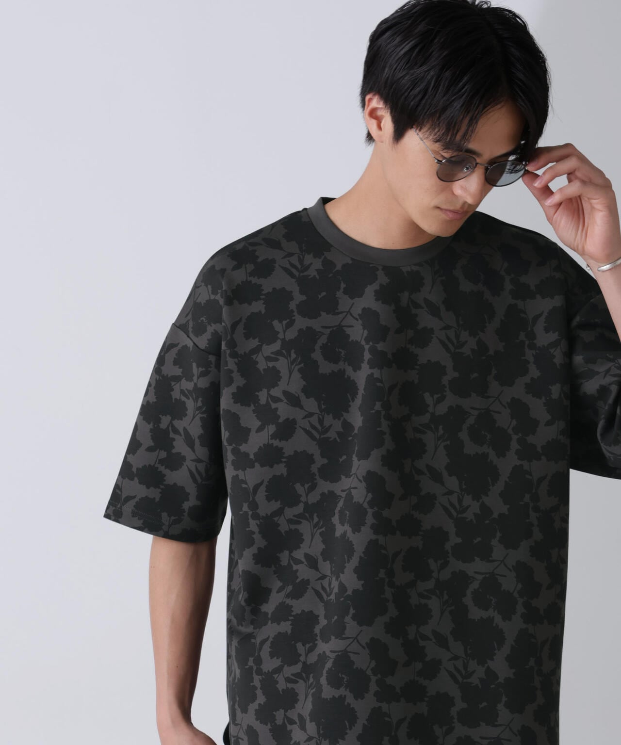 総柄ダンボールワイドTシャツ 半袖 6724124239