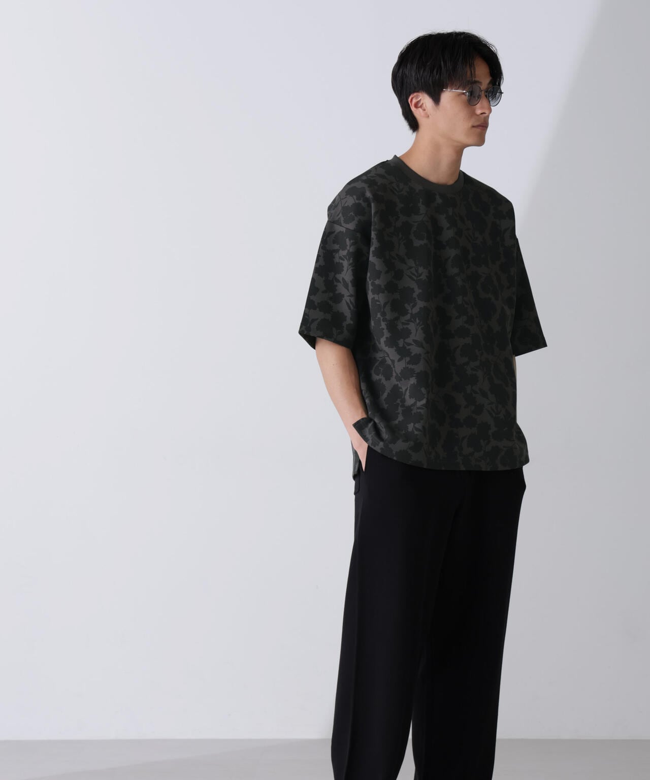 総柄ダンボールワイドTシャツ 半袖 6724124239