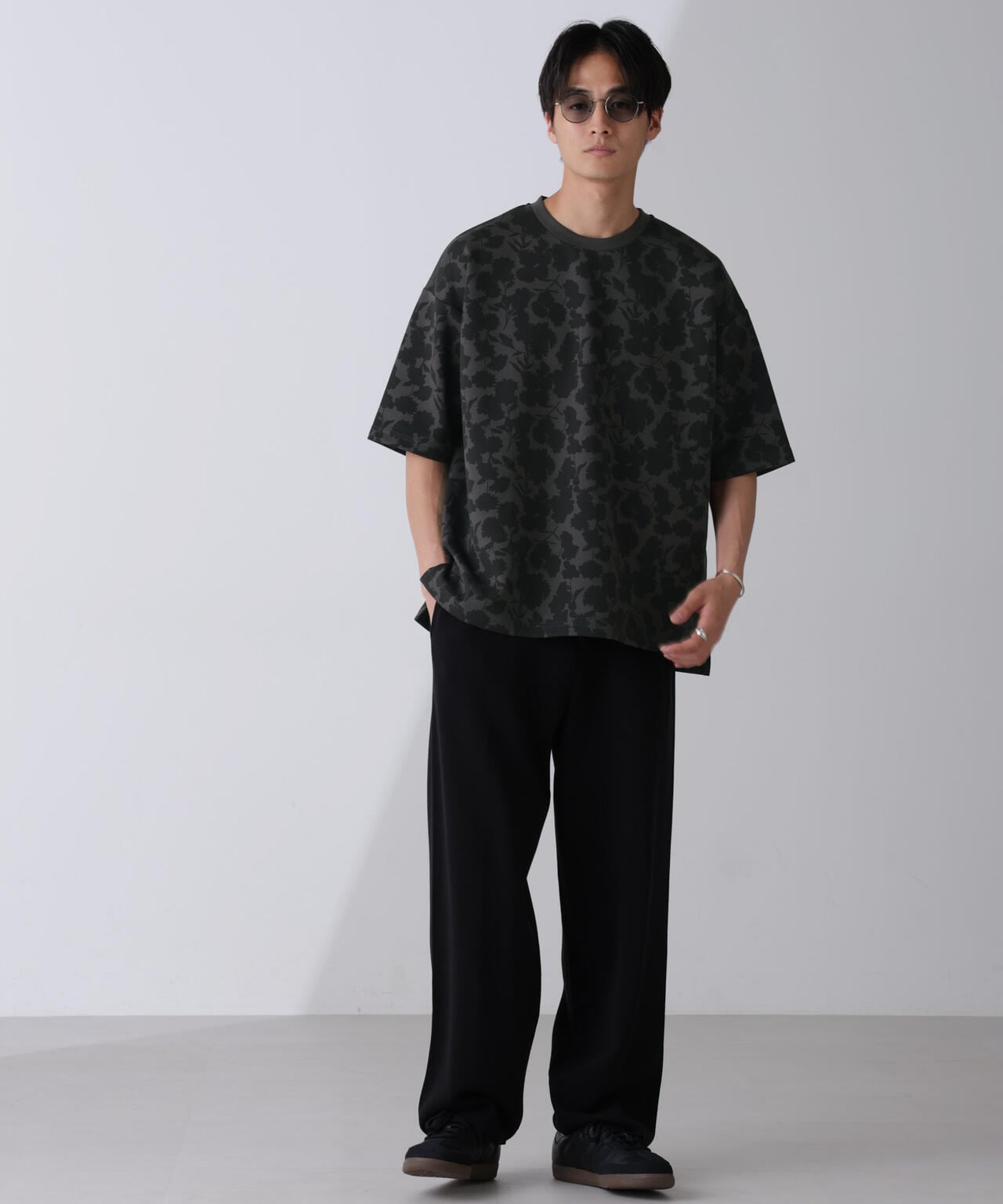 総柄ダンボールワイドTシャツ 半袖 6724124239