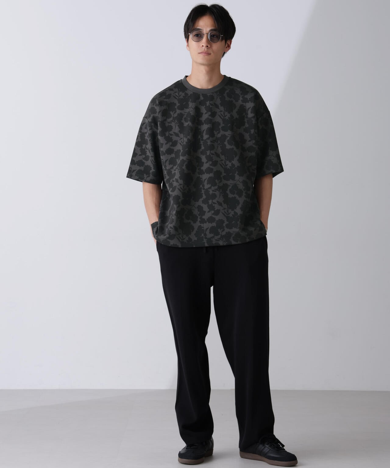 総柄ダンボールワイドTシャツ 半袖 6724124239