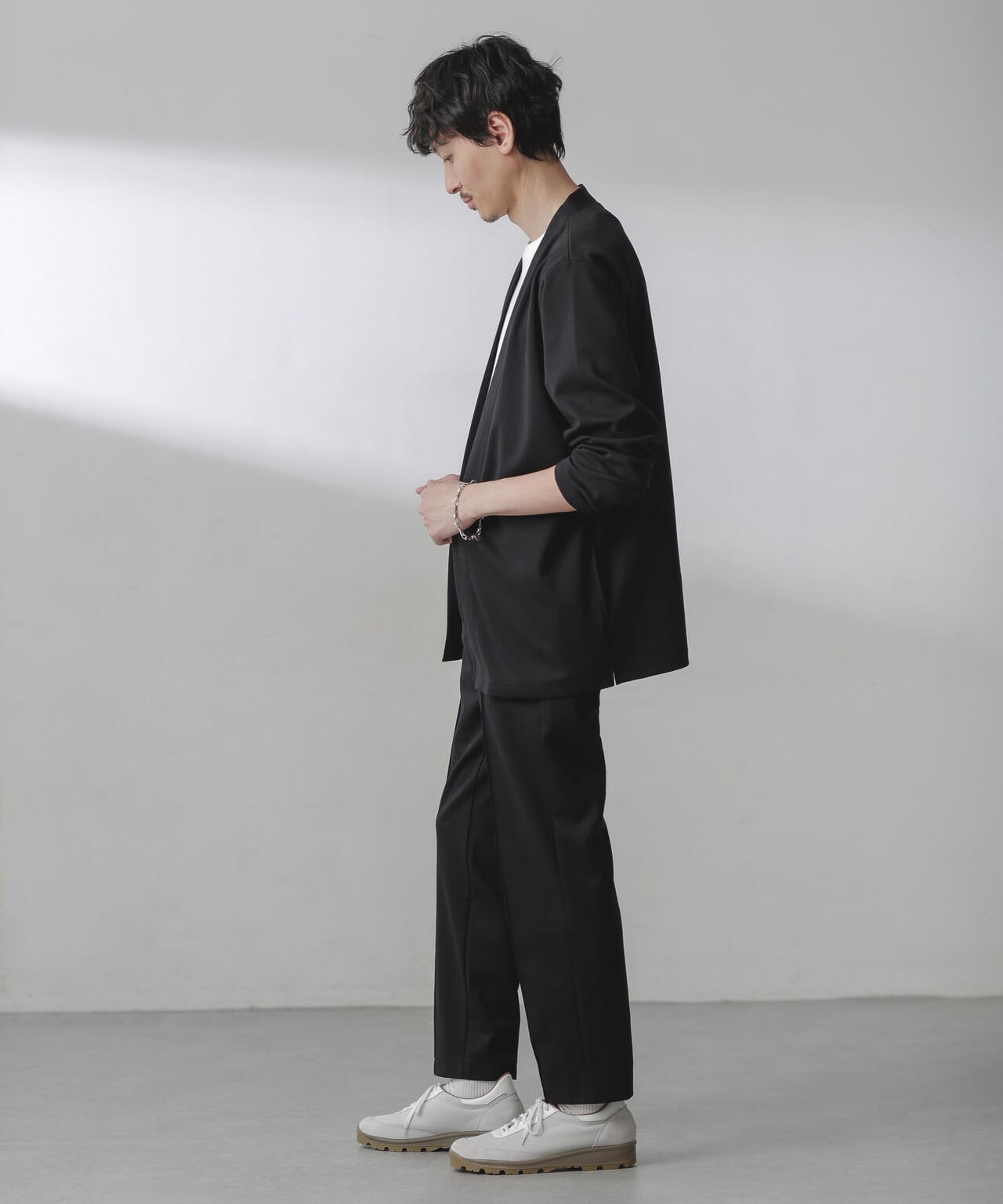 ダブルジャージーテーパードパンツ 6724127205