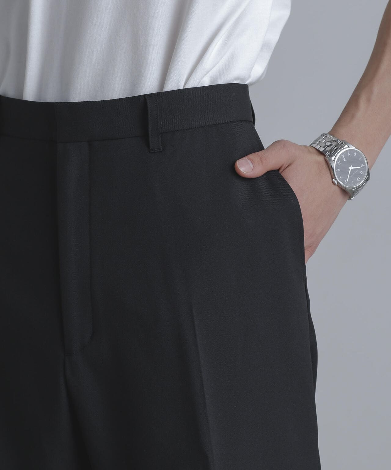 ストレッチツイルストレートスラックス(セットアップ可) 6724127211