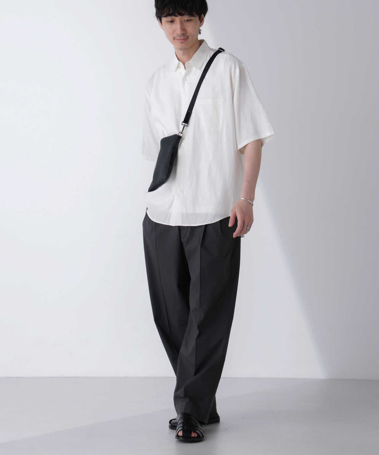 TCクールマックス ツータックスラックス ワイドシルエット 6724127225