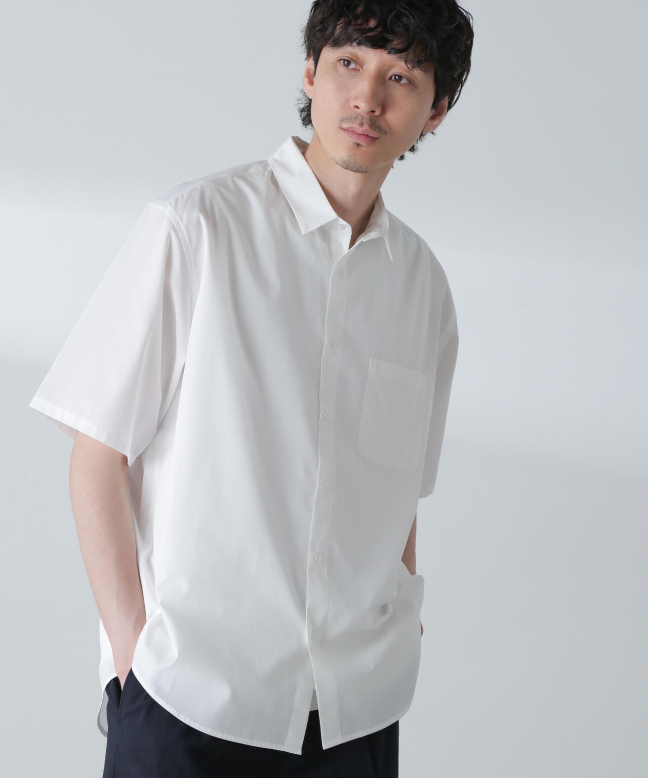 BIG ブロードシャツ 半袖 6724221214