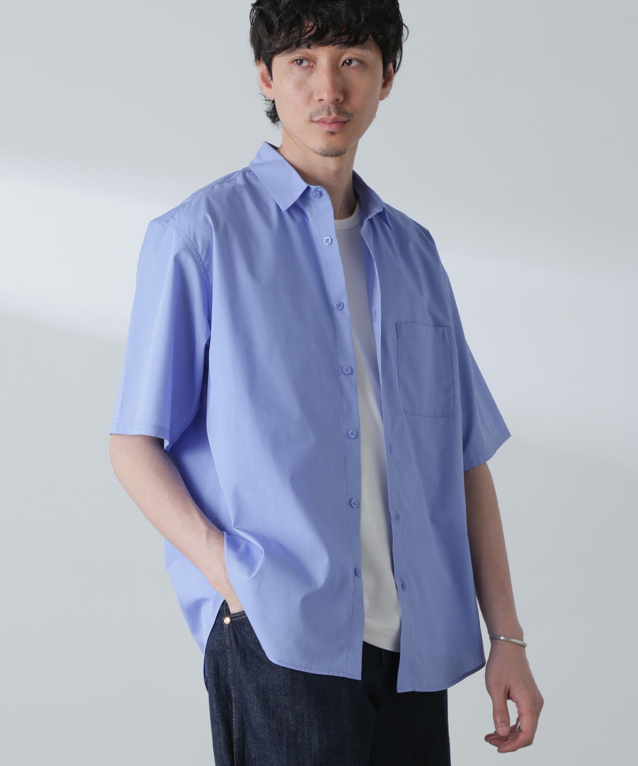 BIG ブロードシャツ 半袖 6724221214