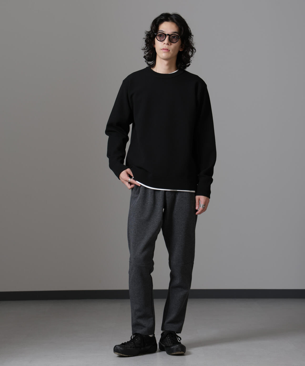 テック鹿の子ニットプルオーバー 6724222206