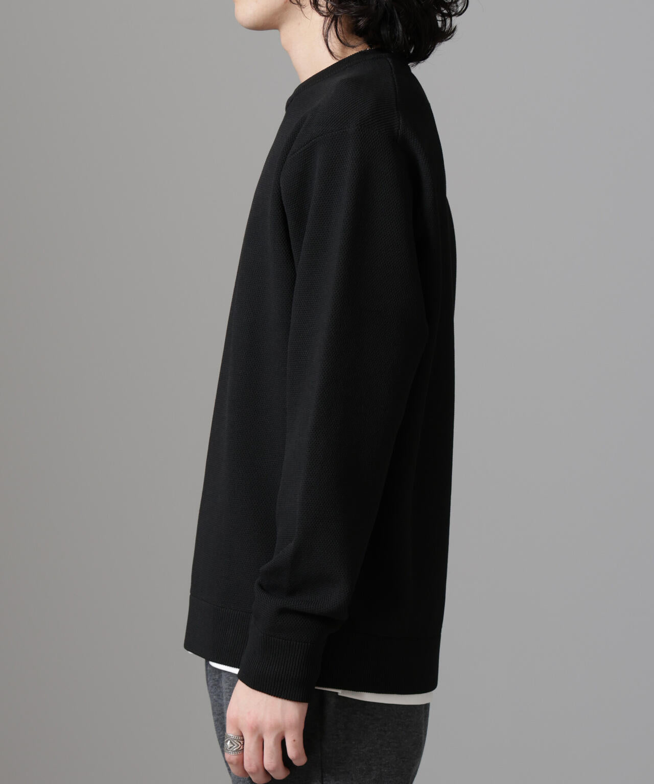 テック鹿の子ニットプルオーバー 6724222206