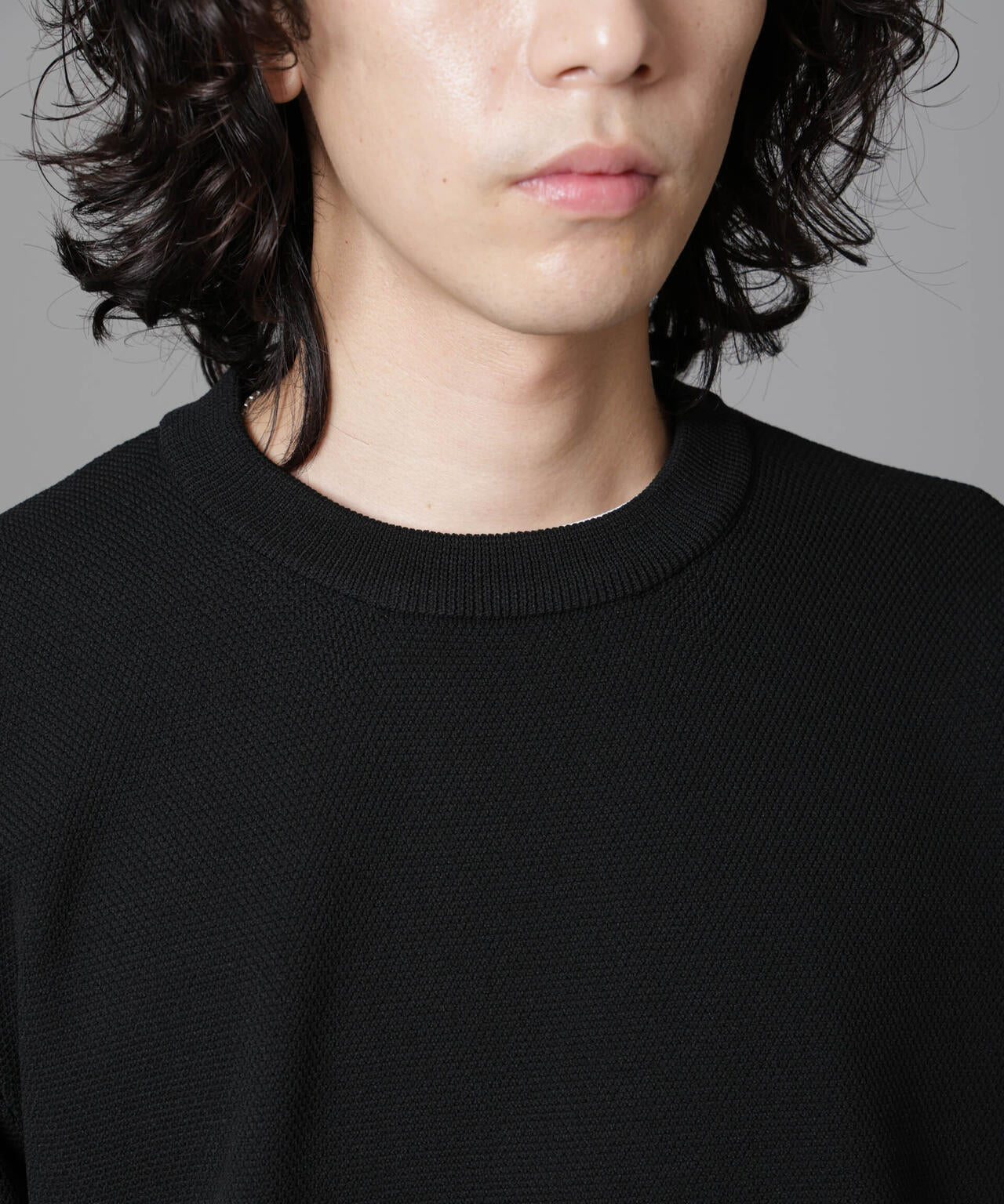 テック鹿の子ニットプルオーバー 6724222206