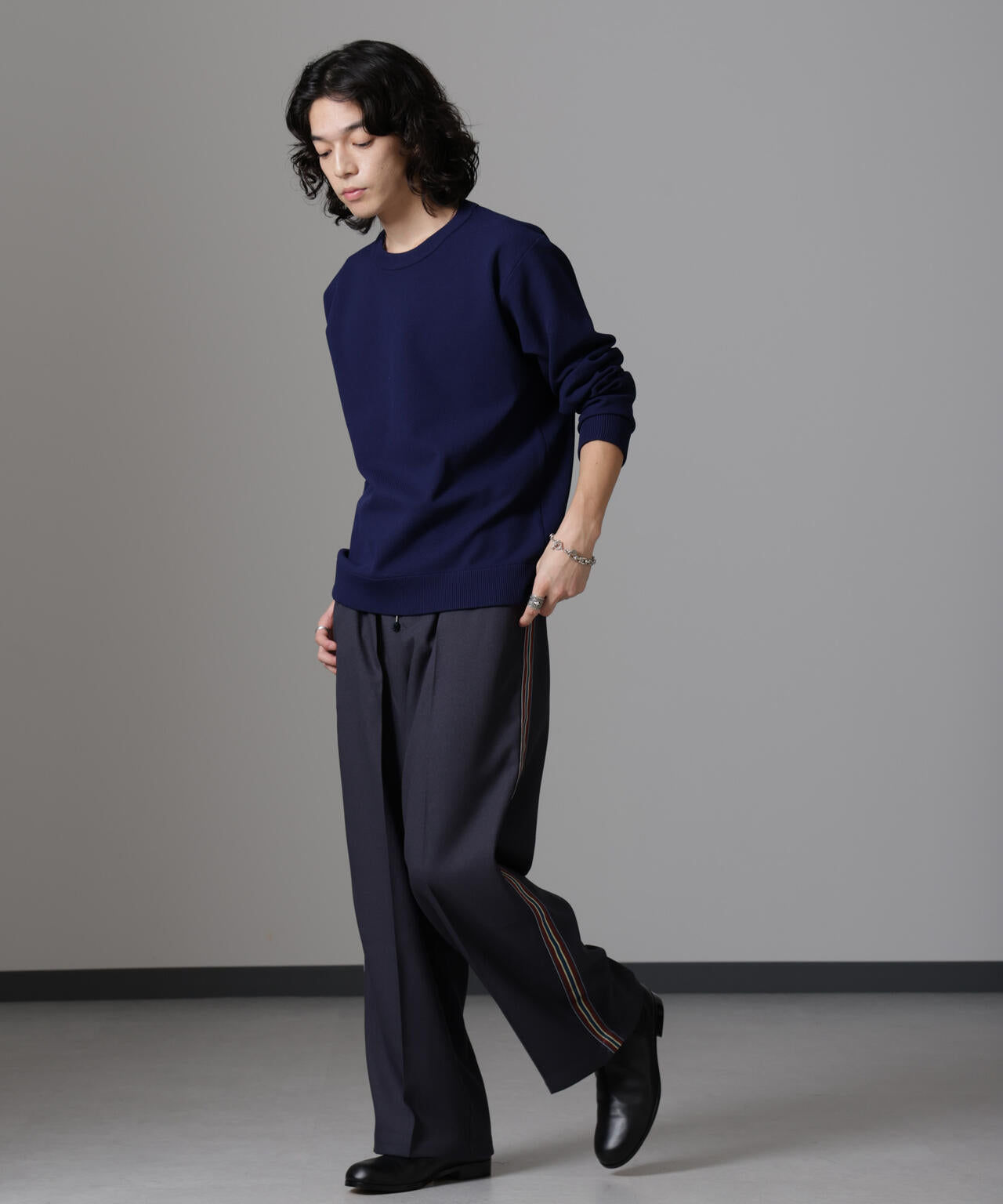 テック鹿の子ニットプルオーバー 6724222206