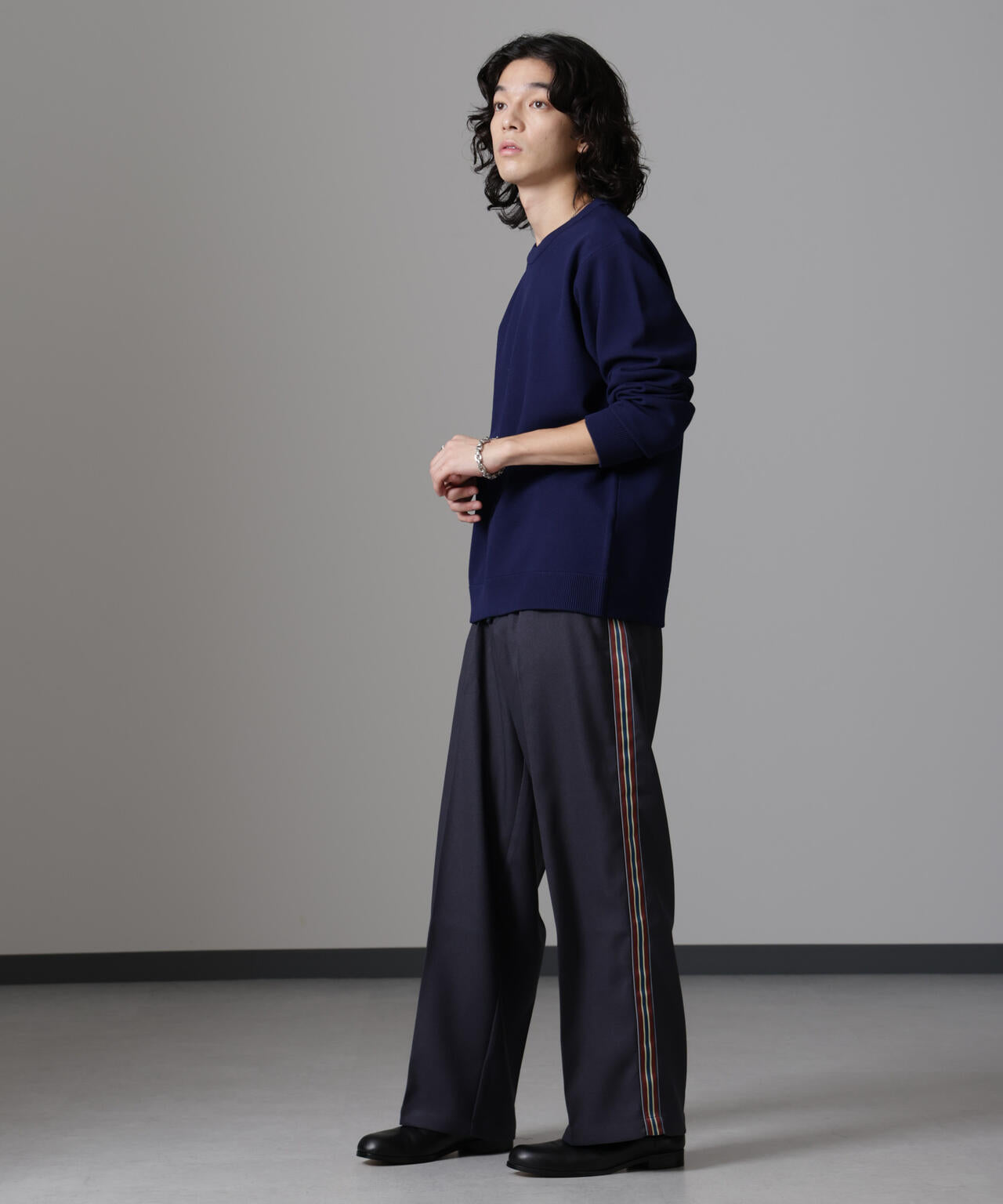 テック鹿の子ニットプルオーバー 6724222206