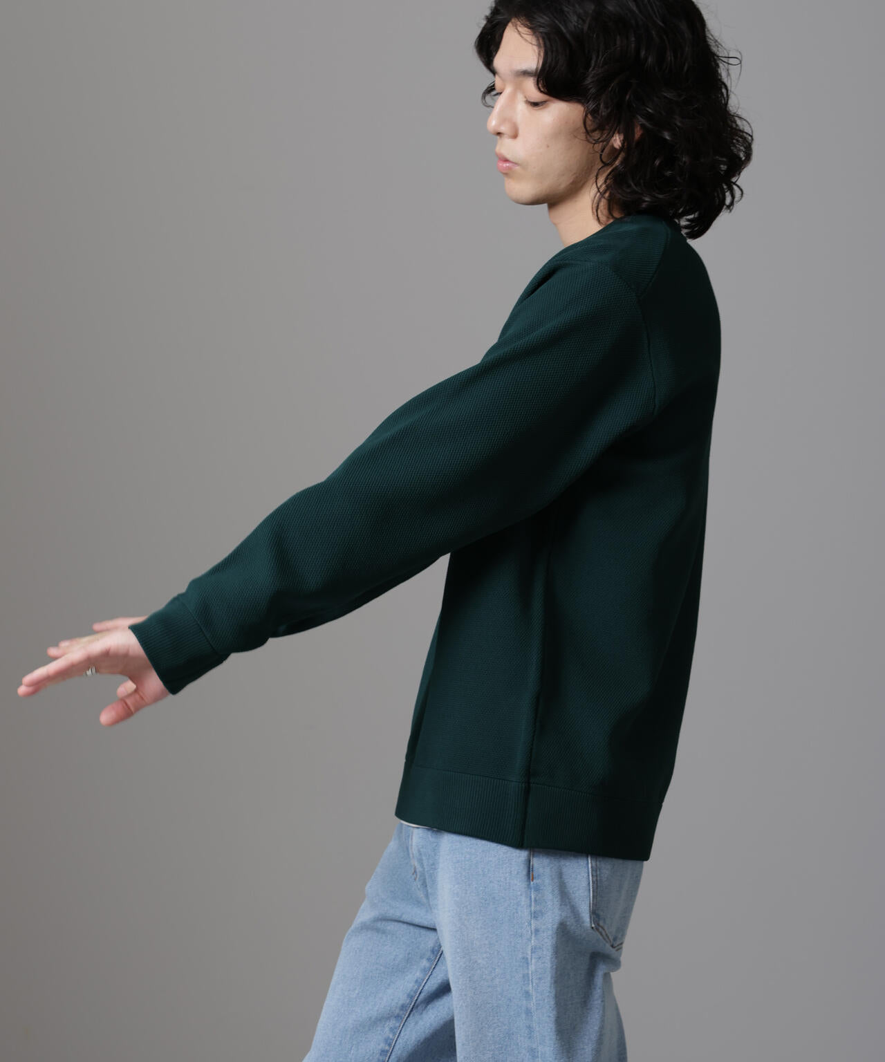 テック鹿の子ニットプルオーバー 6724222206