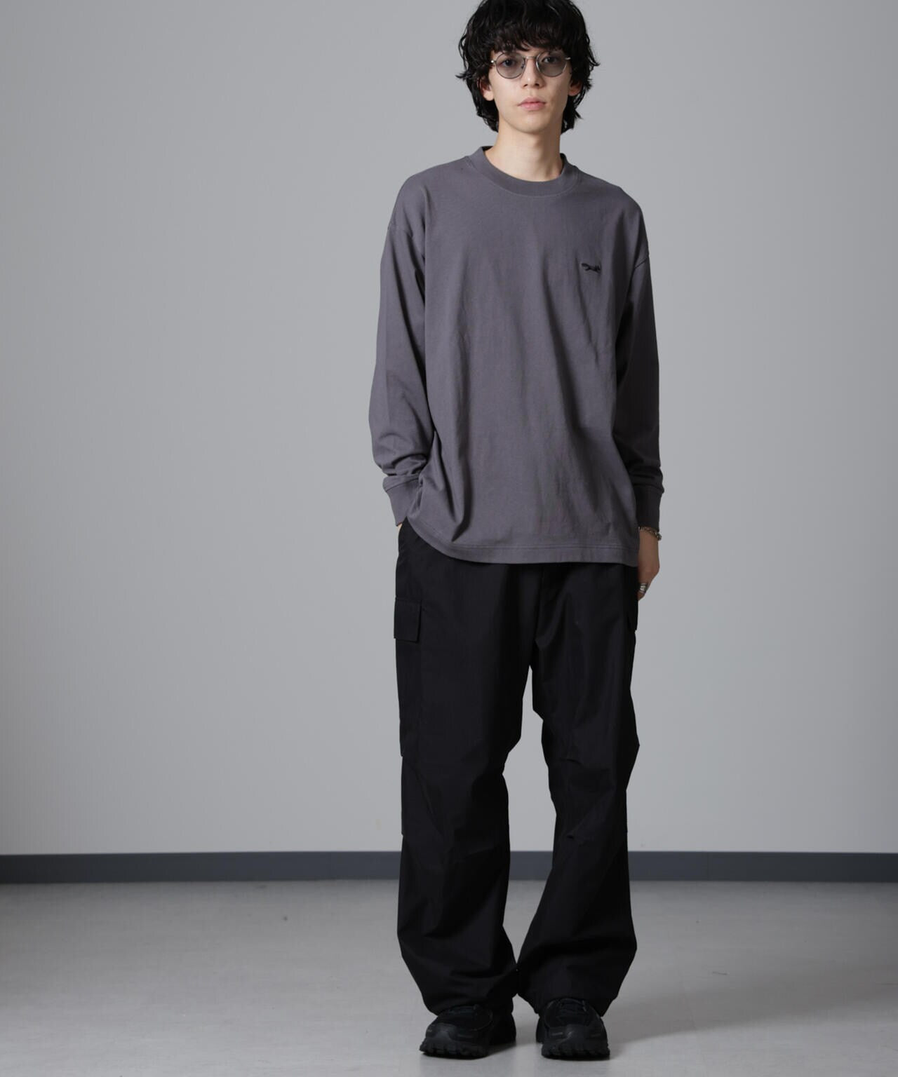 PENNEYS BLACK ワンポイントTシャツ長袖 6724223234