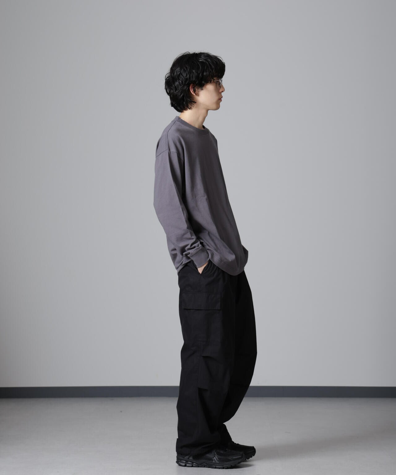 PENNEYS BLACK ワンポイントTシャツ長袖 6724223234