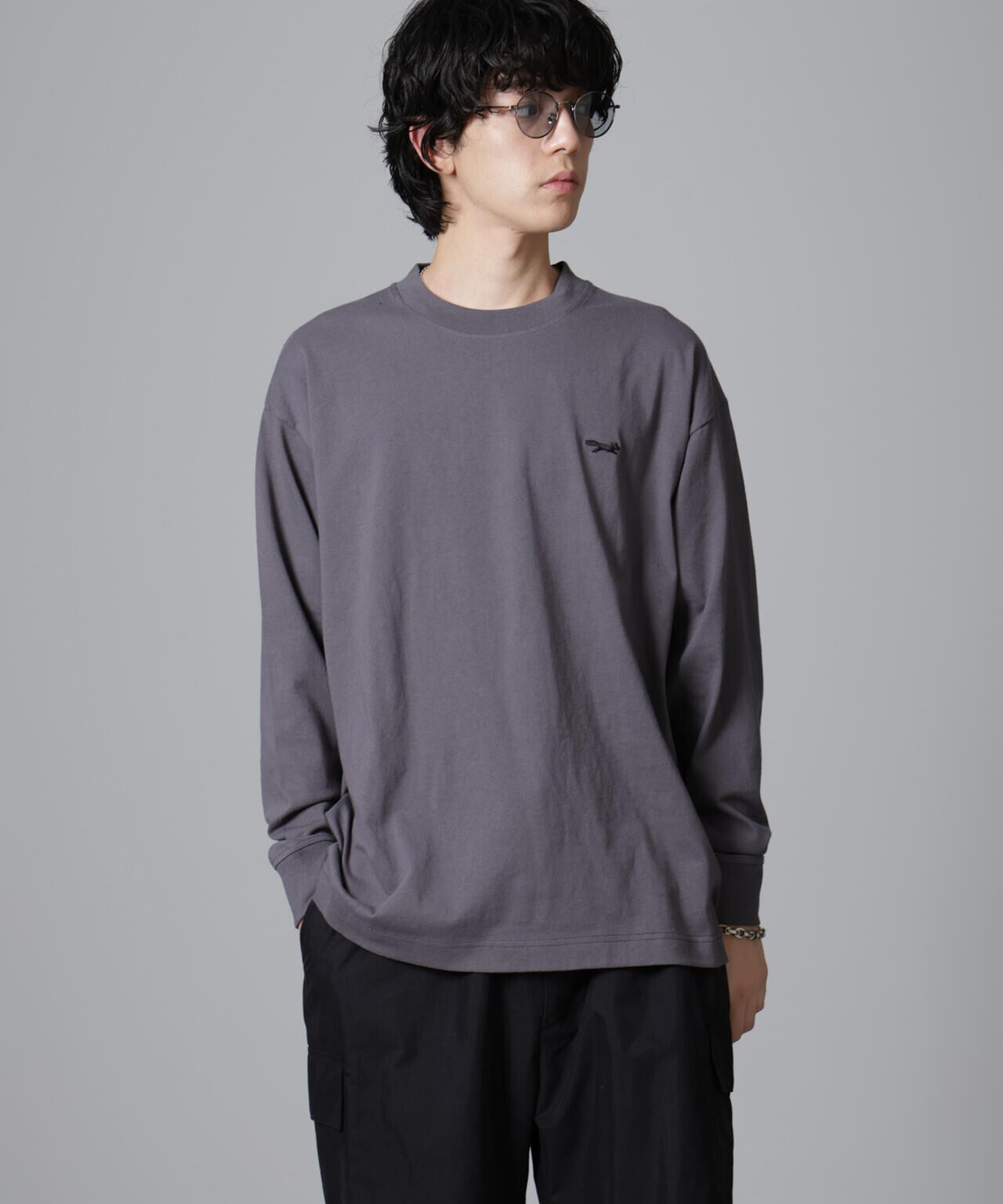 PENNEYS BLACK ワンポイントTシャツ長袖 6724223234