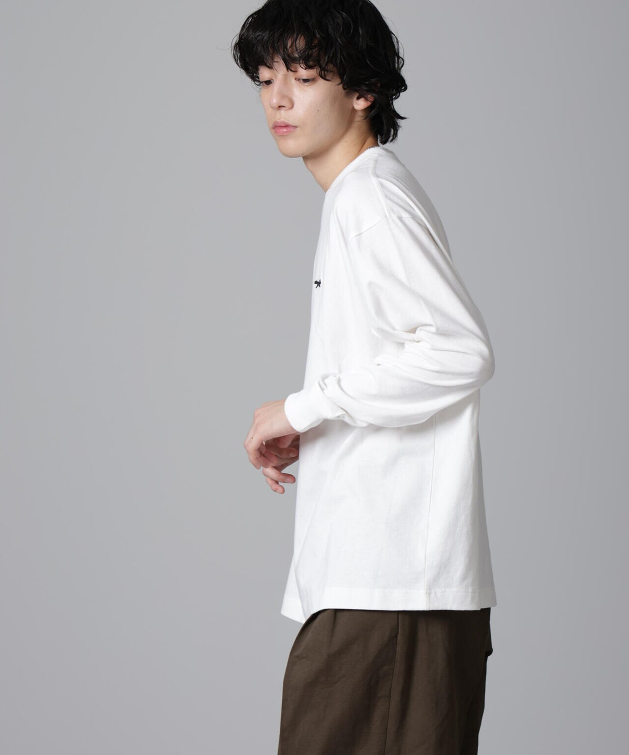 PENNEYS BLACK ワンポイントTシャツ長袖 6724223234