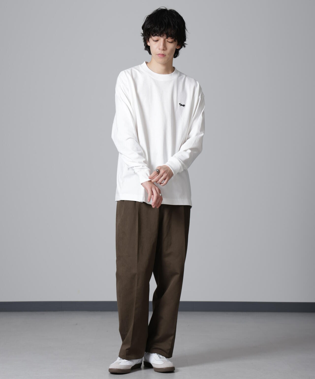 PENNEYS BLACK ワンポイントTシャツ長袖 6724223234