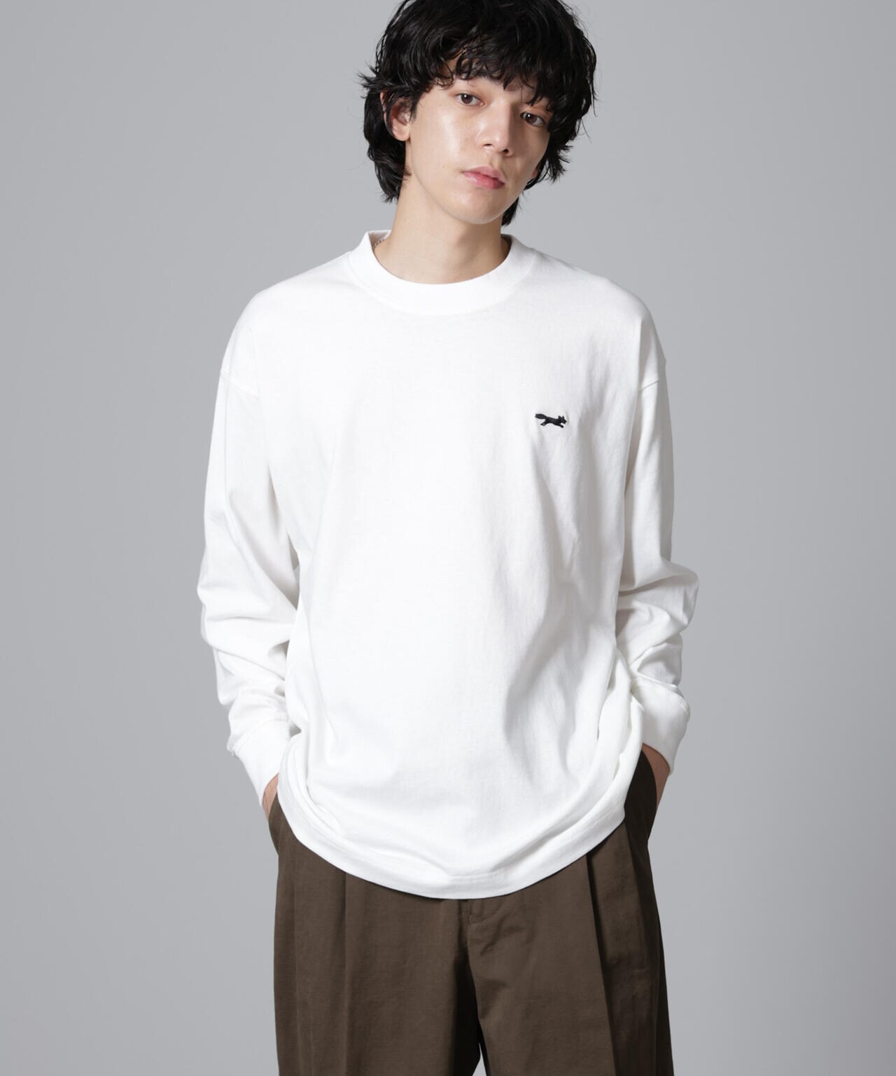 PENNEYS BLACK ワンポイントTシャツ長袖 6724223234