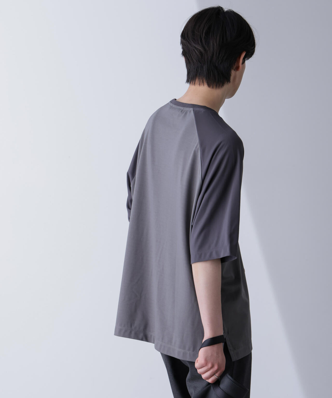 ワイドシルエットラグランTシャツ 半袖 6724224207