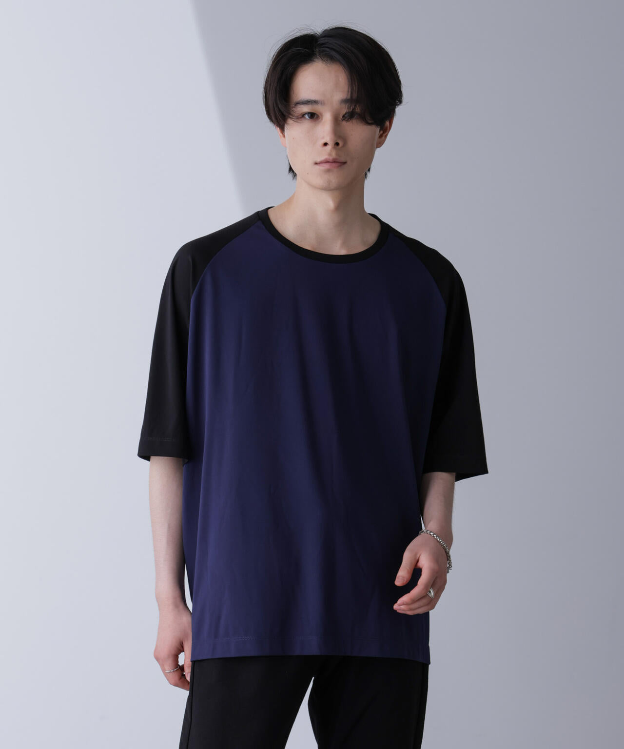 ワイドシルエットラグランTシャツ 半袖 6724224207