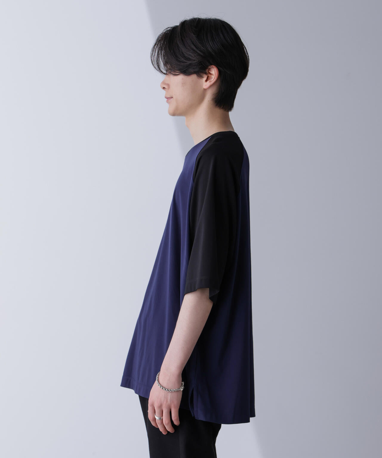 ワイドシルエットラグランTシャツ 半袖 6724224207