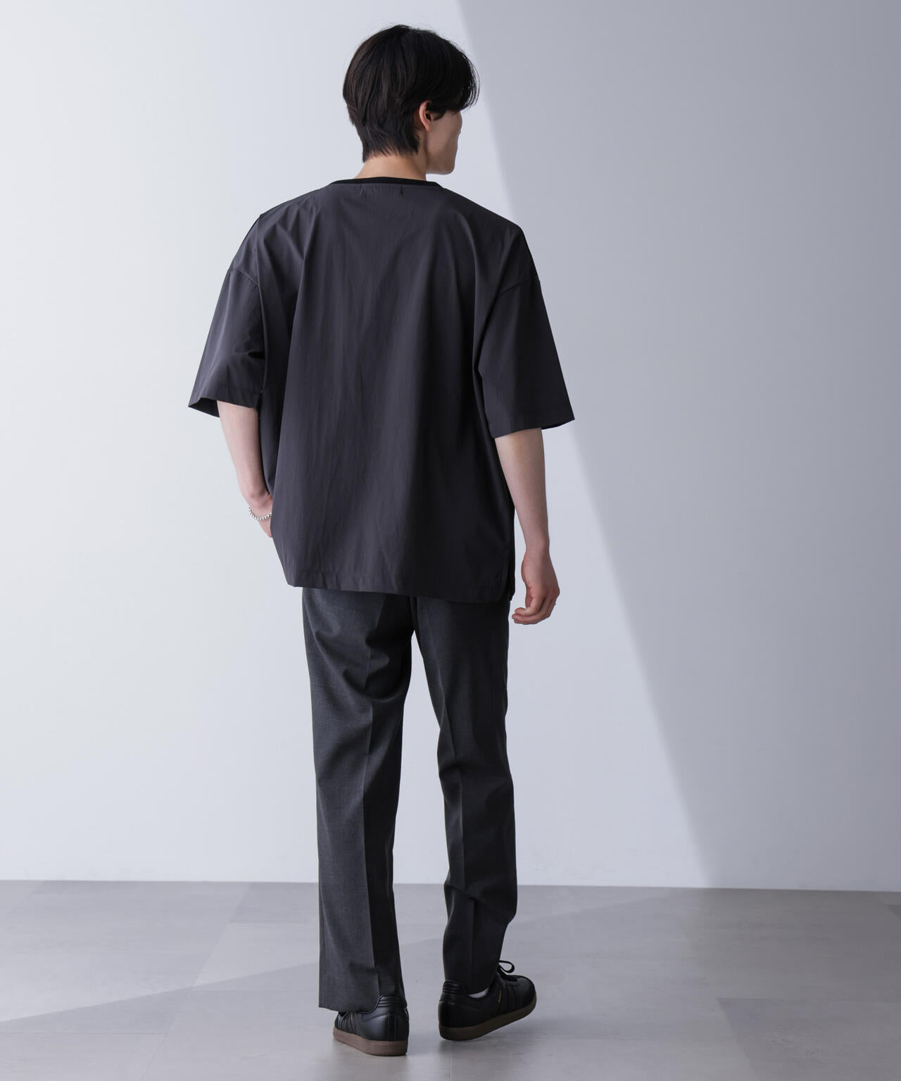 袖切り替えビッグTシャツ 半袖 6724224211
