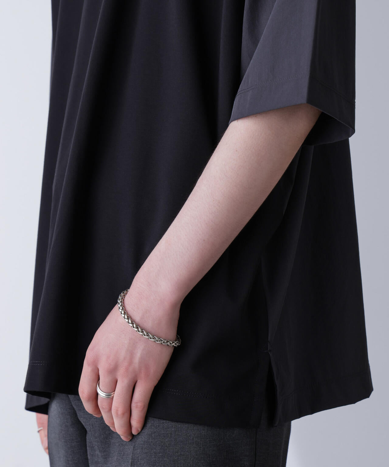 袖切り替えビッグTシャツ 半袖 6724224211