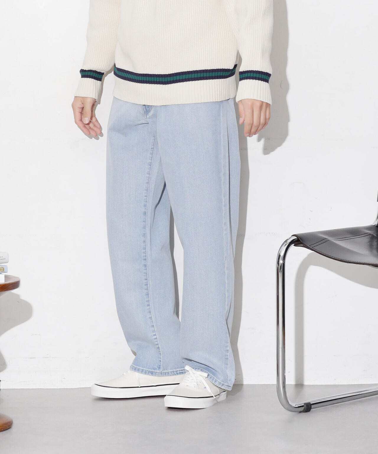 WEB限定/デニムルーズフィットパンツ 6724227208