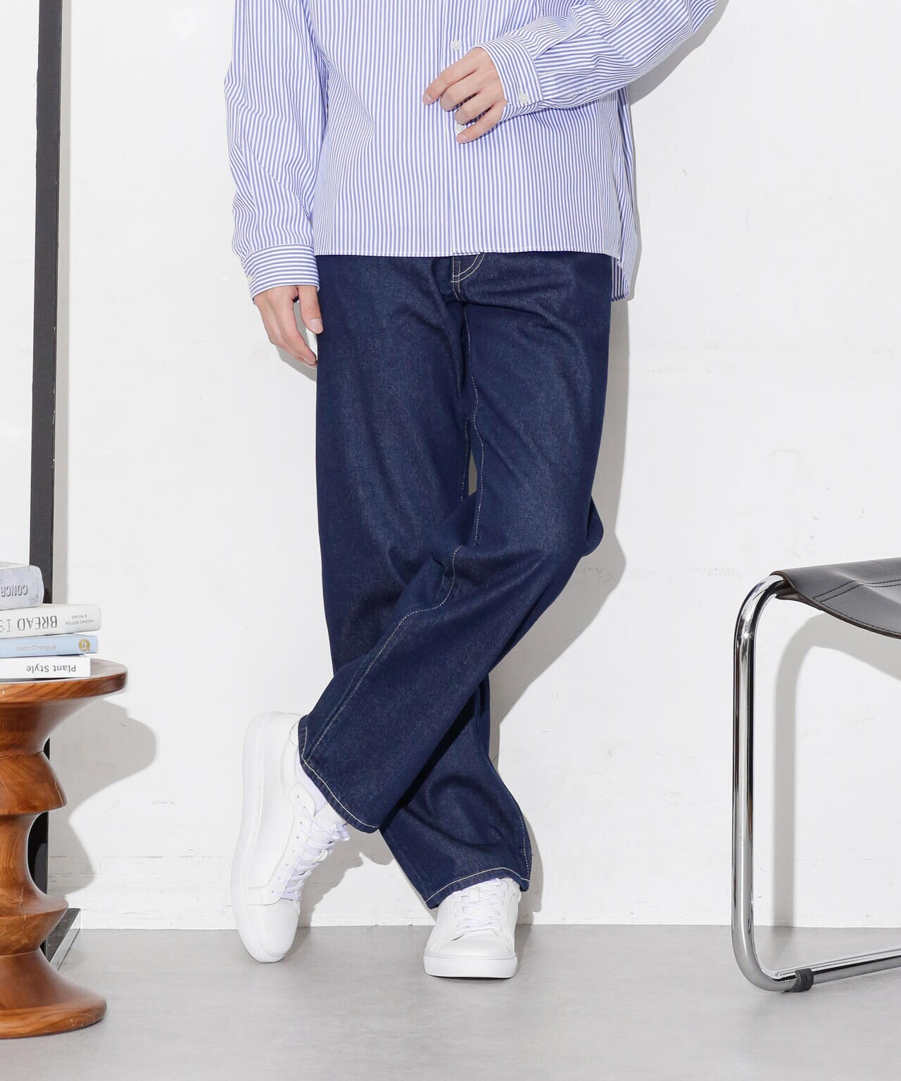 WEB限定/デニムルーズフィットパンツ 6724227208