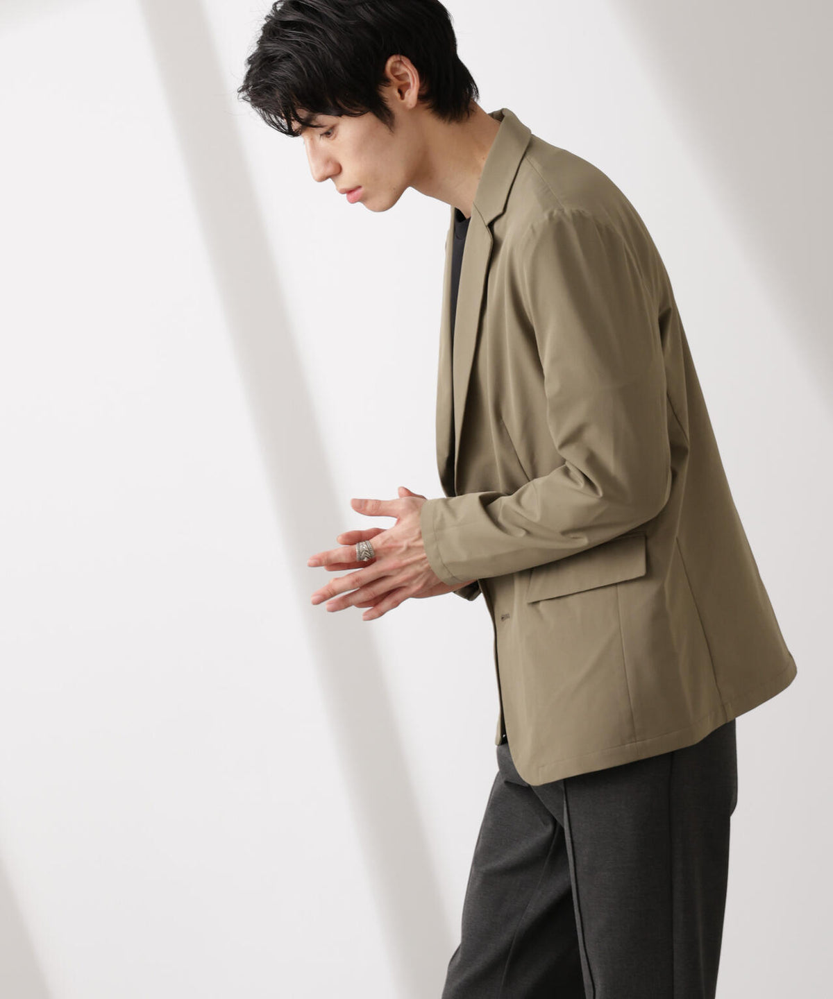 ライトウェイトストレッチ ジャケット(セットアップ可) 6725116201
