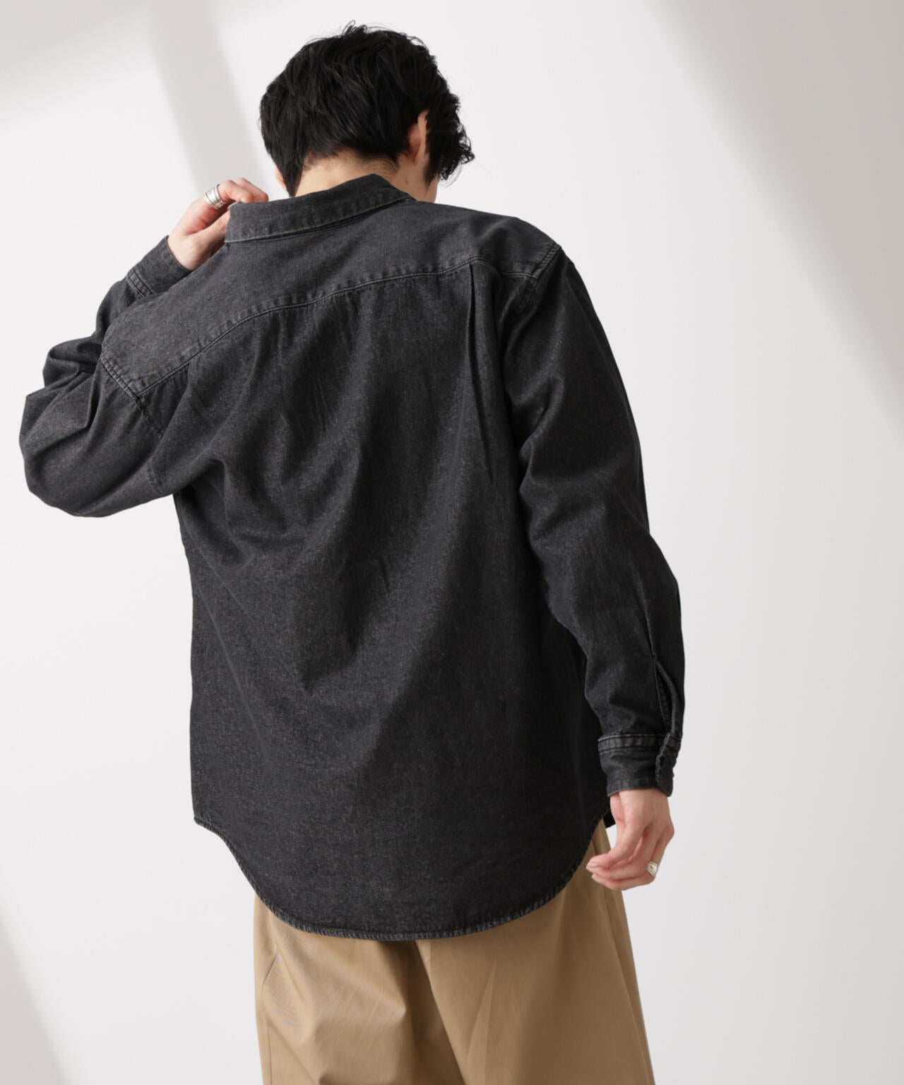 ライトオンスデニムシャツ 長袖 6725120205