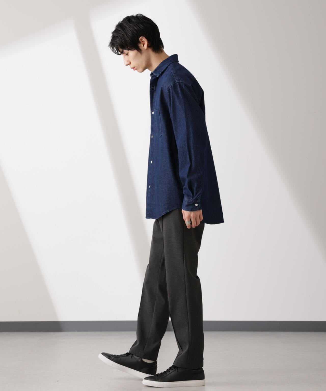 ライトオンスデニムシャツ 長袖 6725120205