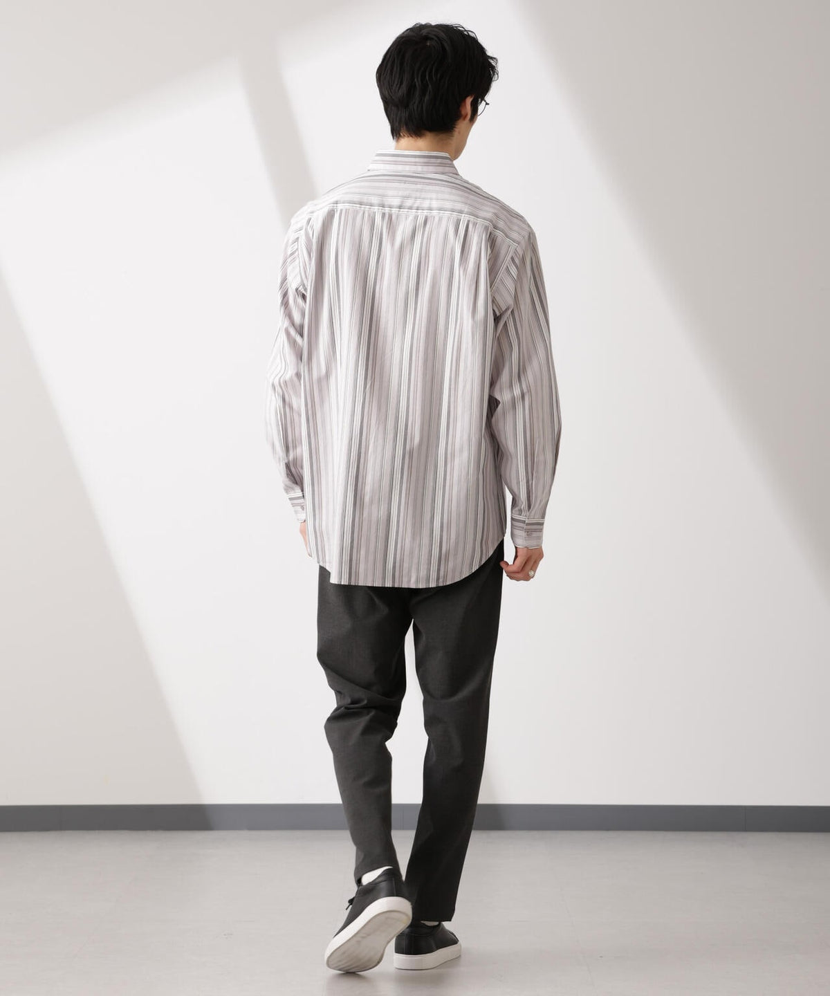 ランダムストライプシャツ 長袖 6725120206