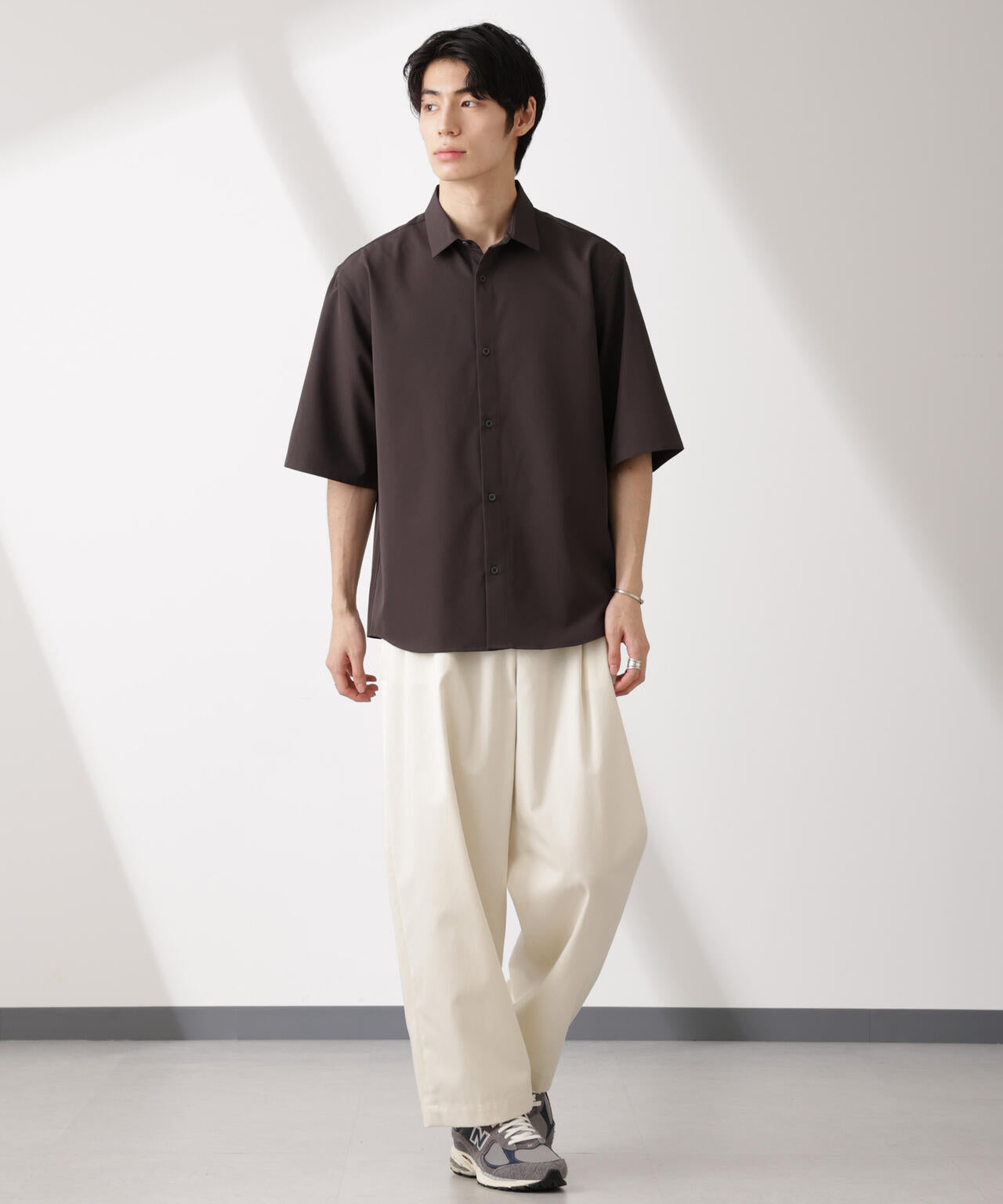 ライトウェイトストレッチ シャツ半袖 6725121206