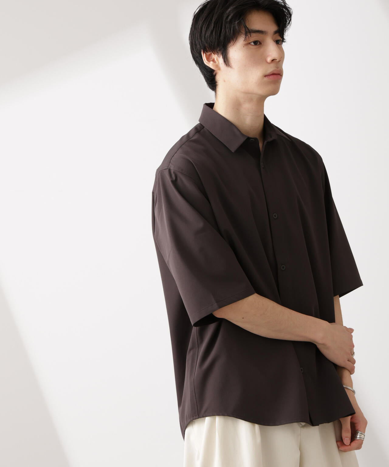 ライトウェイトストレッチ シャツ半袖 6725121206