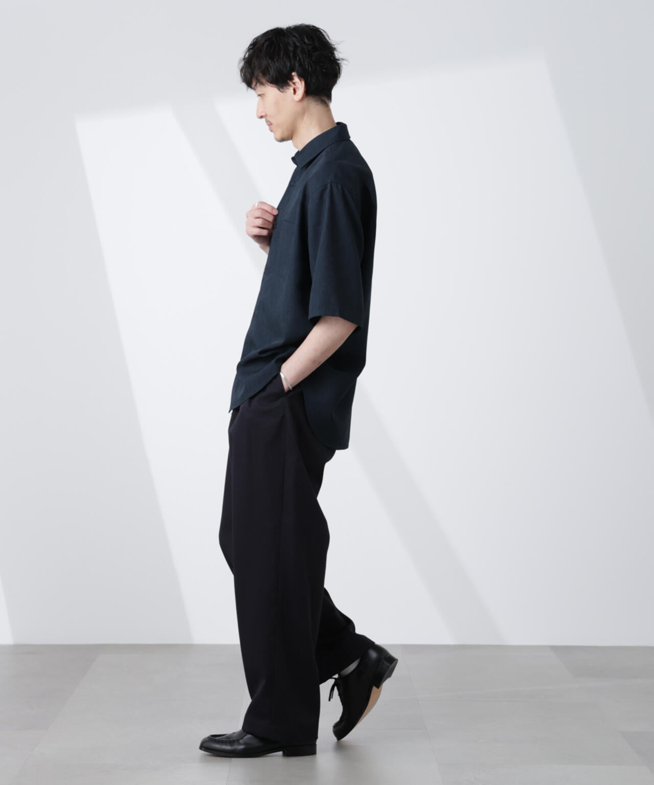 テックリネンシャツ 半袖 6725121219