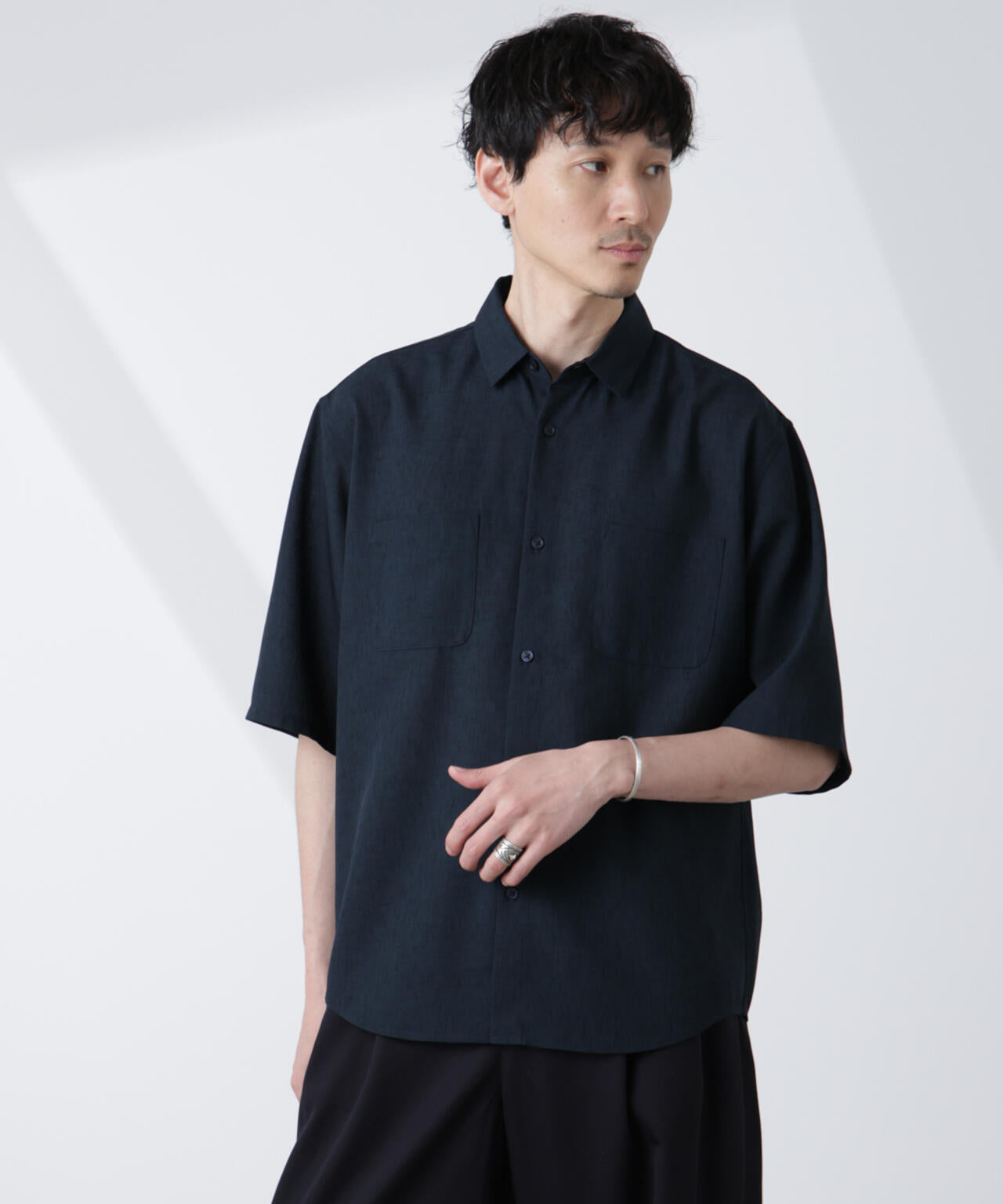 テックリネンシャツ 半袖 6725121219