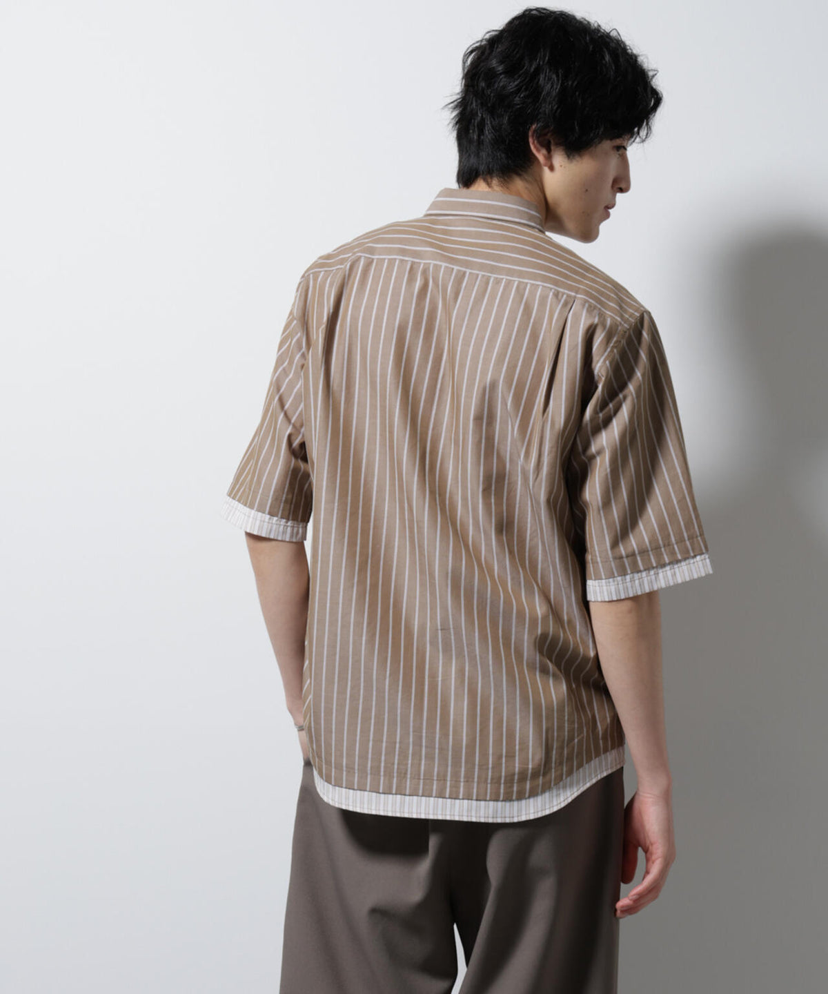 クレイジーストライプシャツ 半袖 1 6725121230