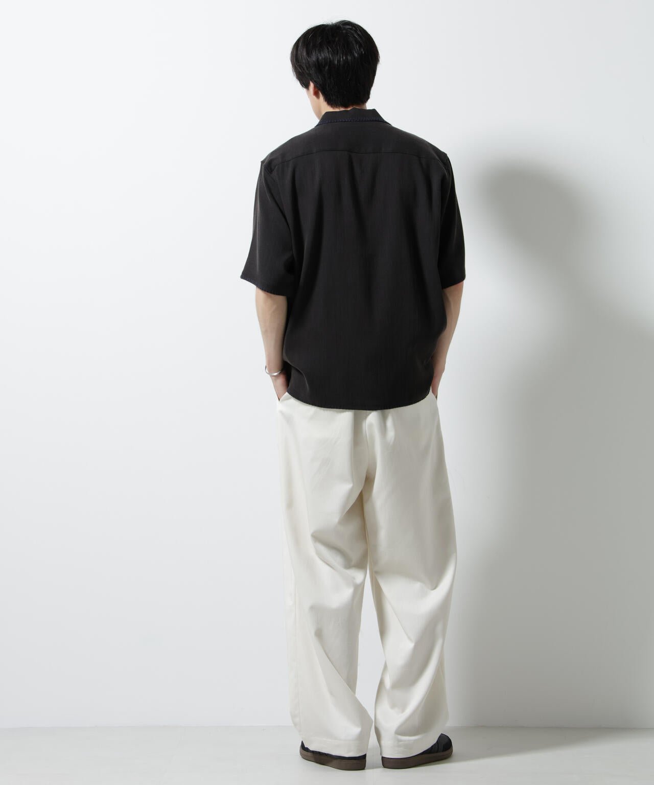 ハンドステッチリラックスシャツ 半袖 6725121232