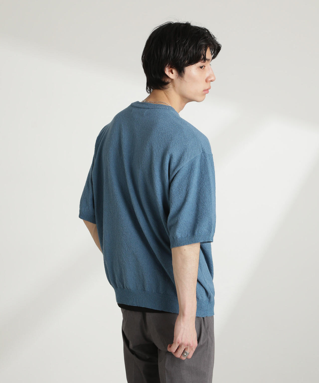 ブークレクルーネックニット 半袖 6725122212