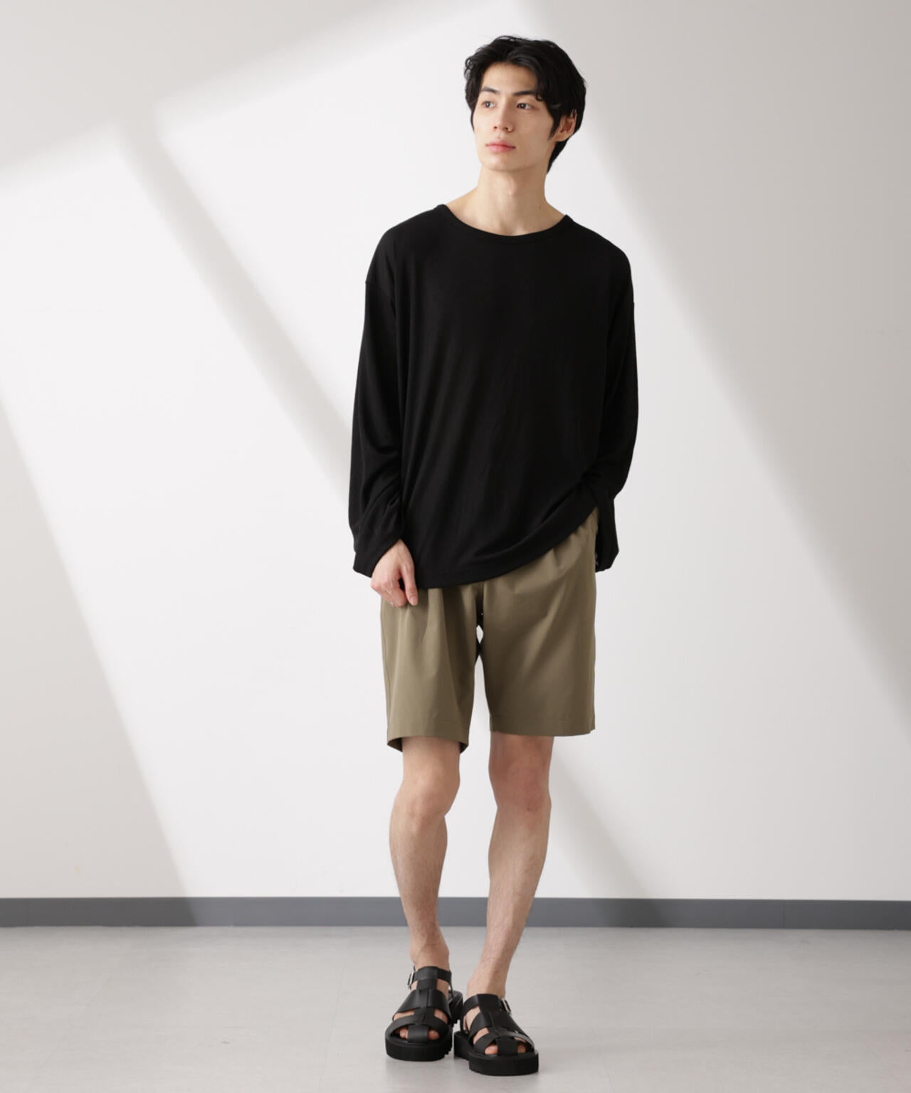 WEB限定/セミシアークルーネックプルオーバー 長袖 6725123210