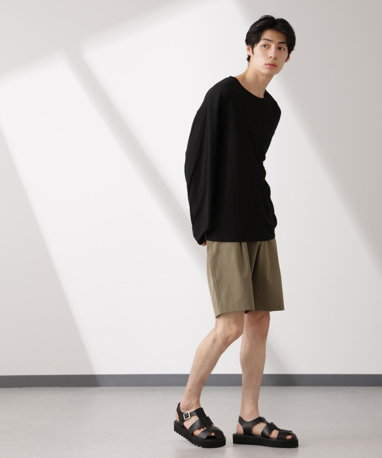 WEB限定/セミシアークルーネックプルオーバー 長袖 6725123210