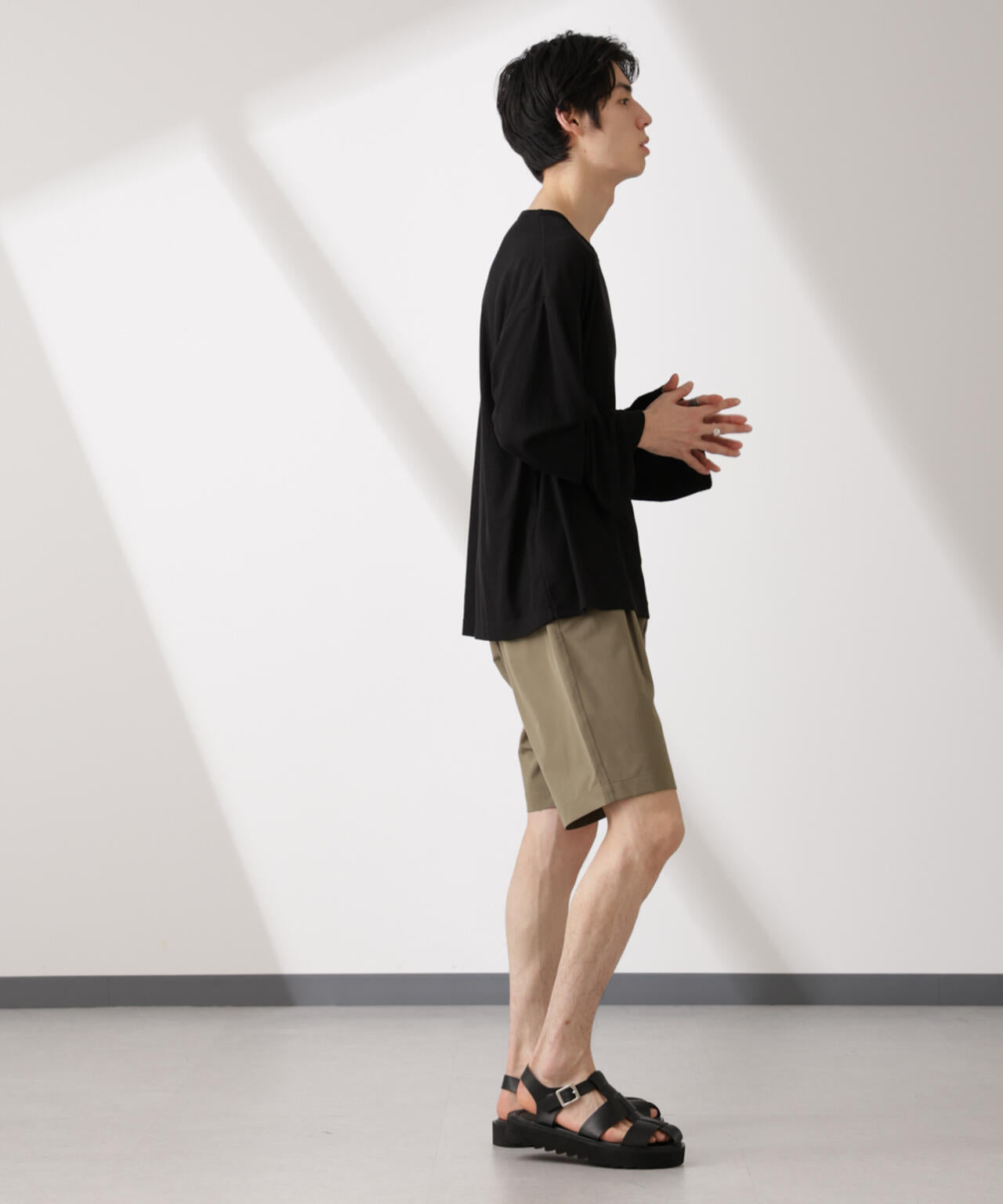 WEB限定/セミシアークルーネックプルオーバー 長袖 6725123210