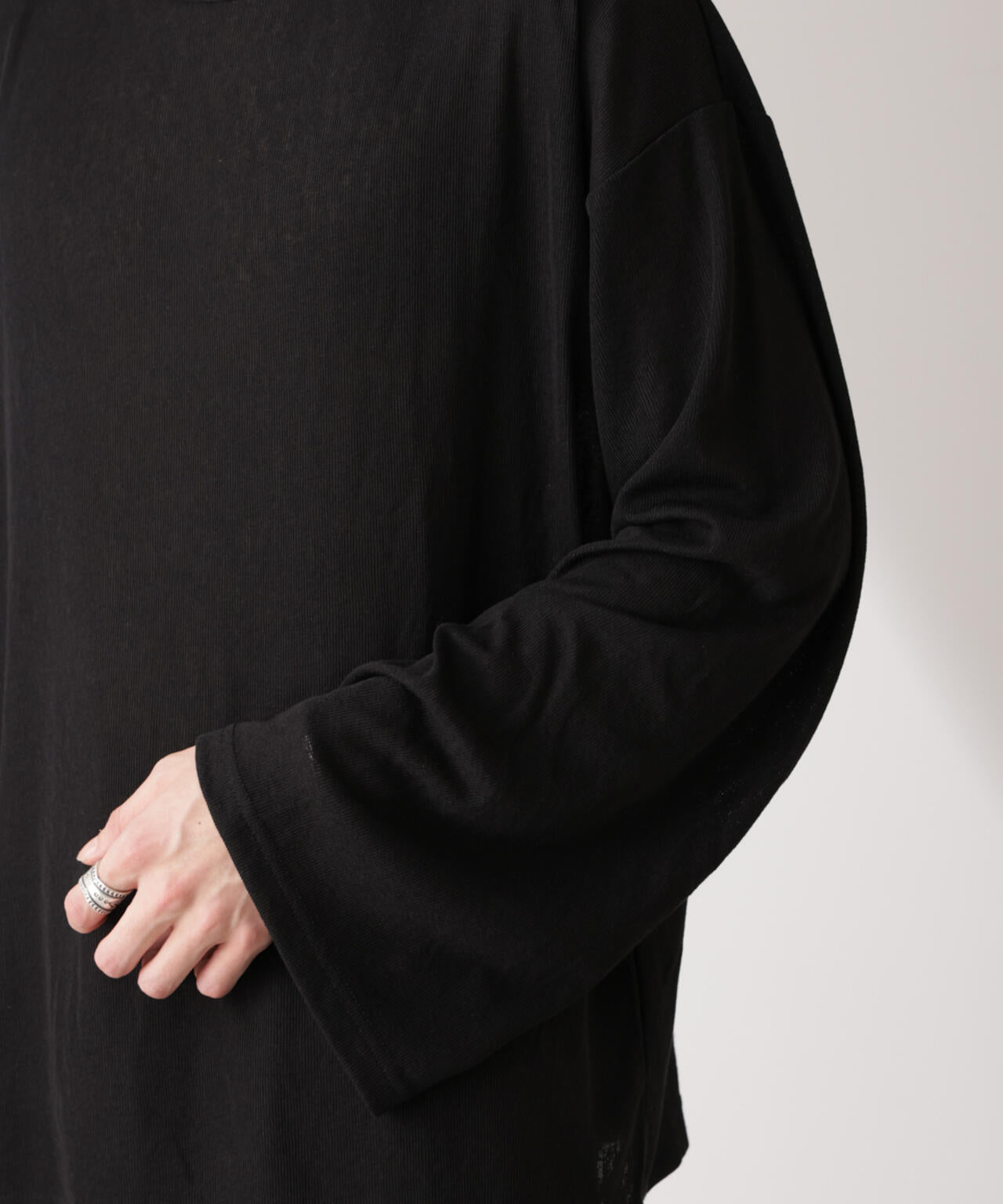 WEB限定/セミシアークルーネックプルオーバー 長袖 6725123210