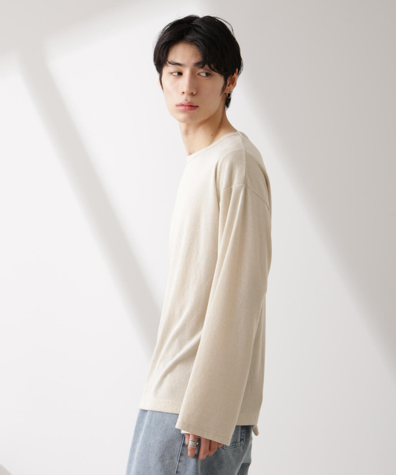 WEB限定/セミシアークルーネックプルオーバー 長袖 6725123210