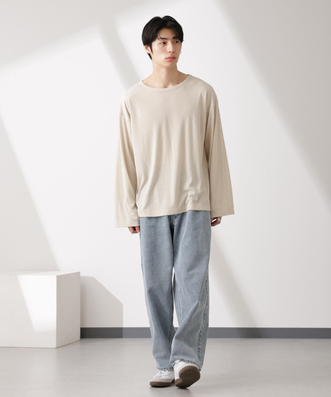 WEB限定/セミシアークルーネックプルオーバー 長袖 6725123210
