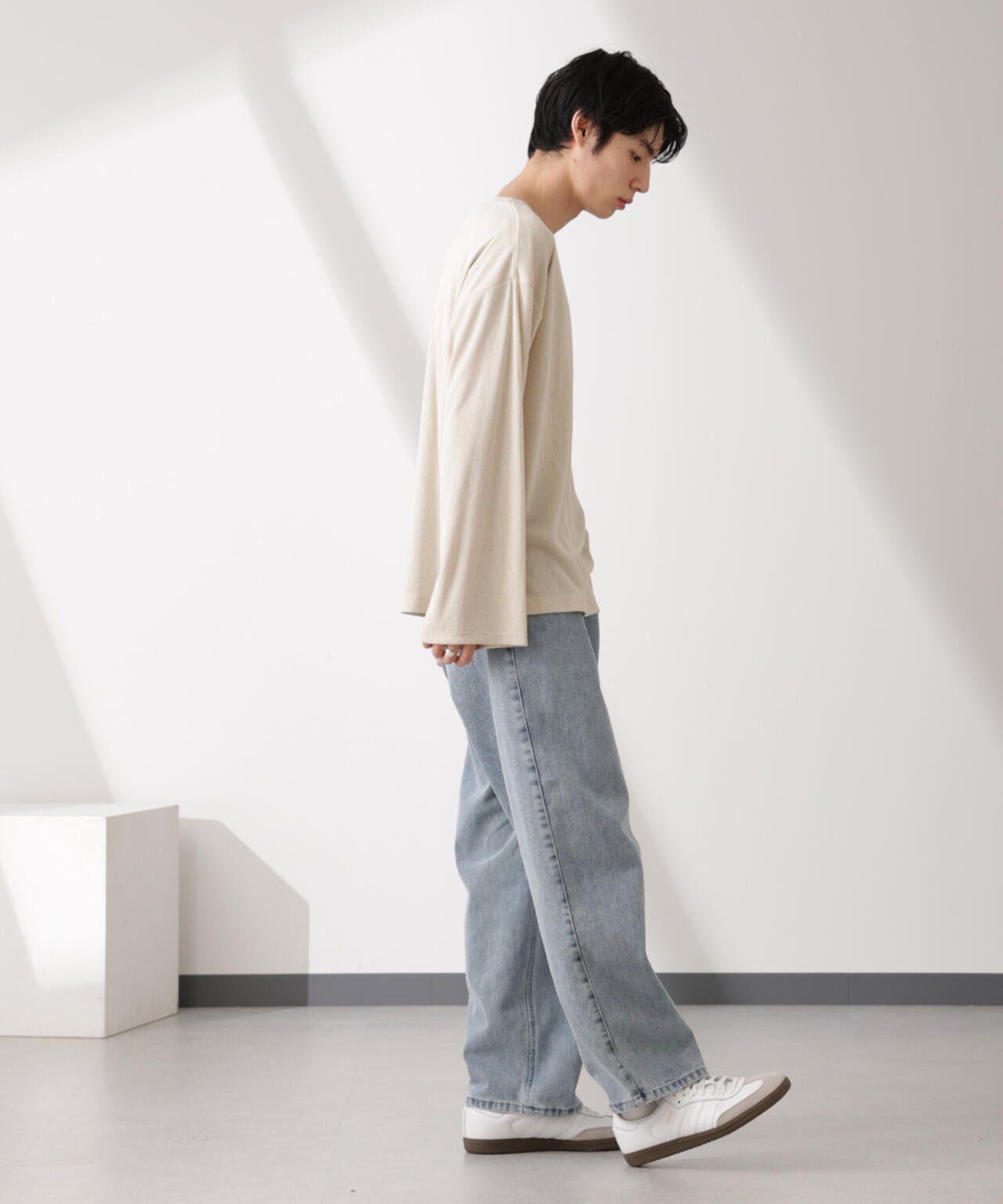 WEB限定/セミシアークルーネックプルオーバー 長袖 6725123210